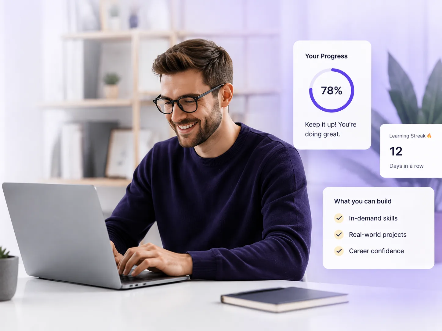 An instructor reviewing Ensinor subscription benefits